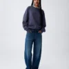 Low Rise Barrel Jeans