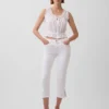 Low Rise Capri Jeans