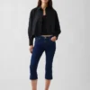 Low Rise Capri Jeans