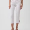 Low Rise Capri Jeans