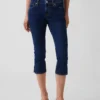 Low Rise Capri Jeans