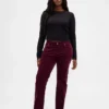 Low Rise Corduroy '90S Slim Straight Pants