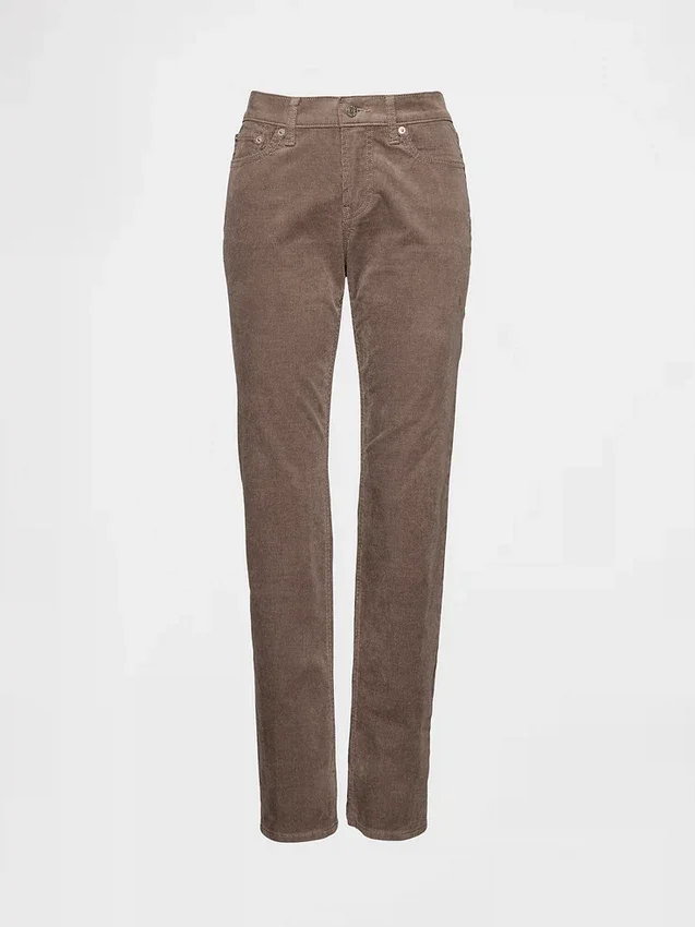 Low Rise Corduroy '90S Slim Straight Pants