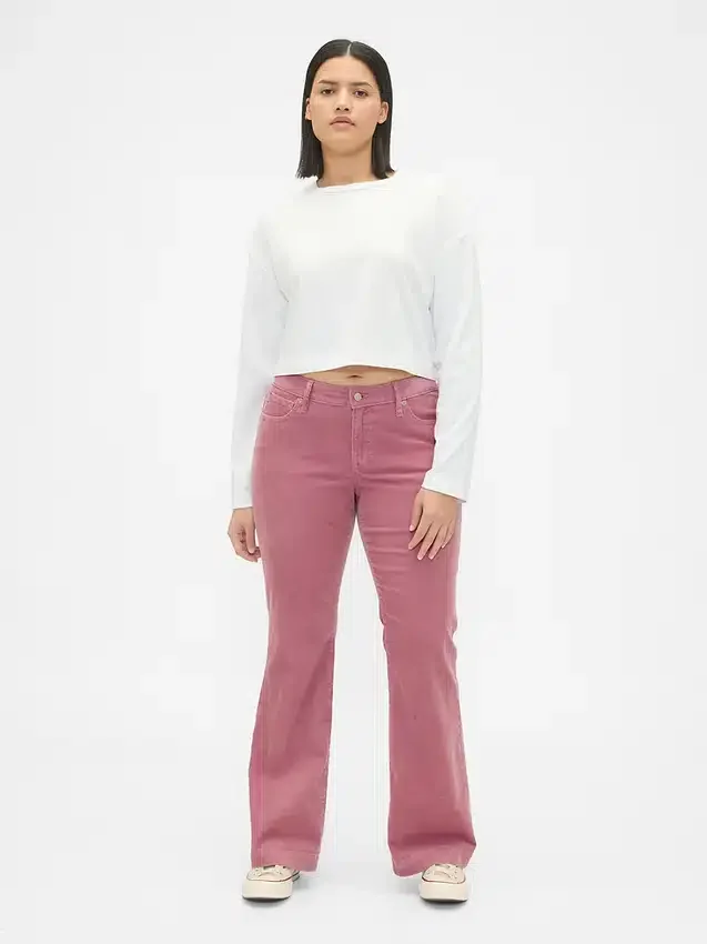 Low Rise Corduroy Long & Lean Jeans