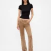 Low Rise Corduroy Long & Lean Pants