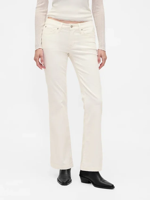 Low Rise Corduroy Long & Lean Pants