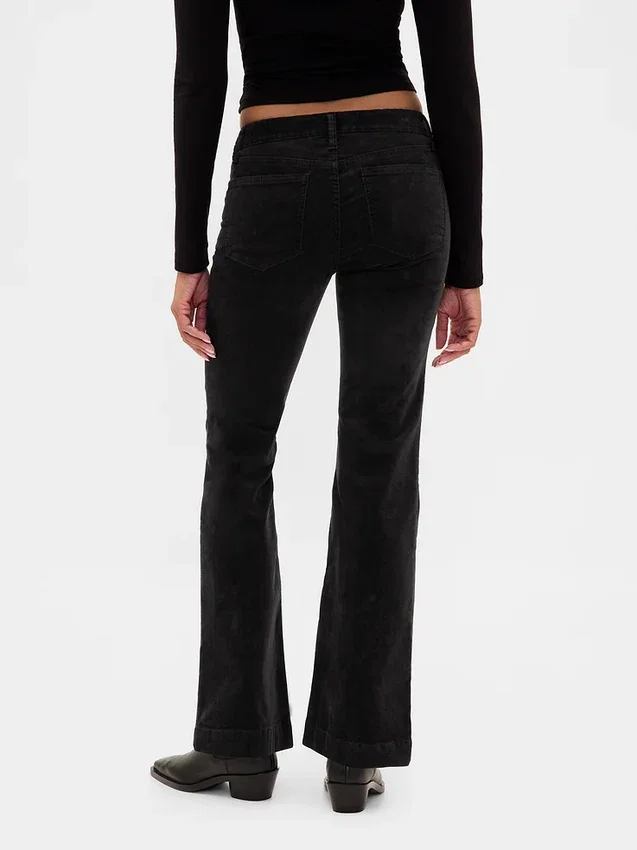Low Rise Corduroy Long & Lean Pants