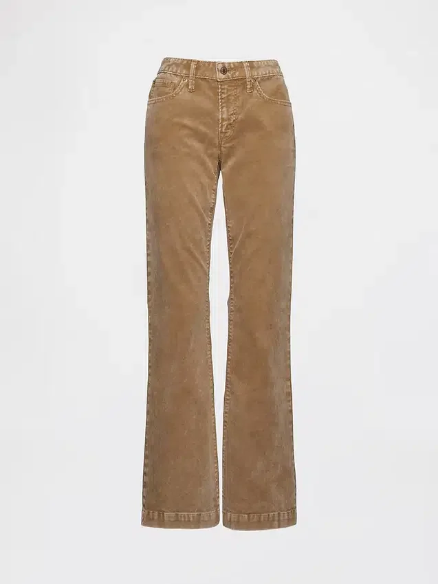 Low Rise Corduroy Long & Lean Pants