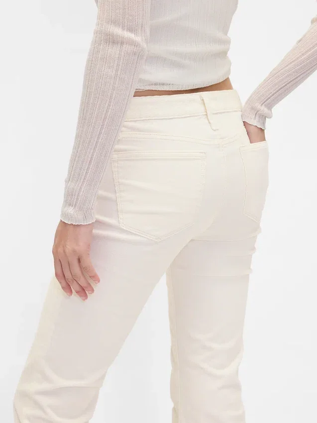 Low Rise Corduroy Long & Lean Pants