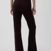 Low Rise Cotton-Blend Boot Sweater Pants