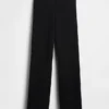 Low Rise Cotton-Blend Boot Sweater Pants