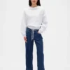 Low Rise Drawcord '90S Loose Jeans