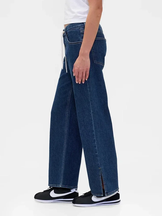 Low Rise Drawcord '90S Loose Jeans