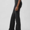 Low Rise Fitted Flare Khakis