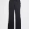 Low Rise Fitted Flare Khakis