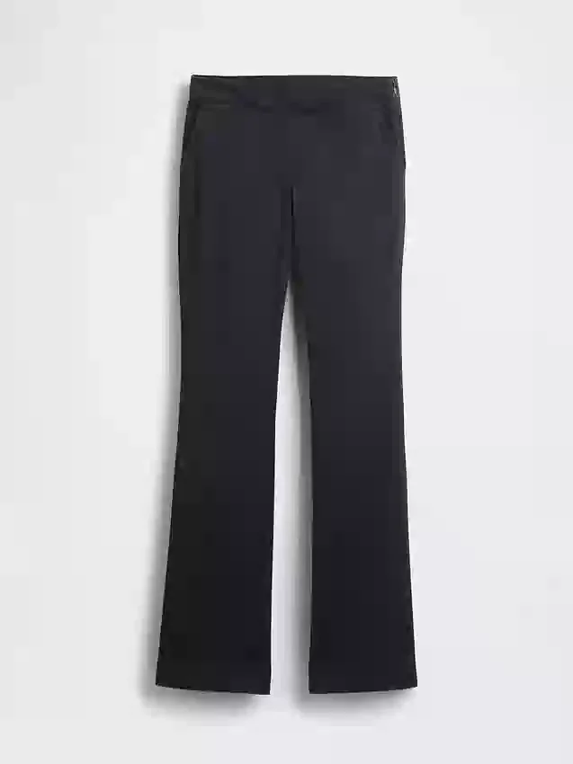 Low Rise Fitted Flare Khakis