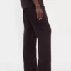 Low Rise Linen-Blend Flare Pants