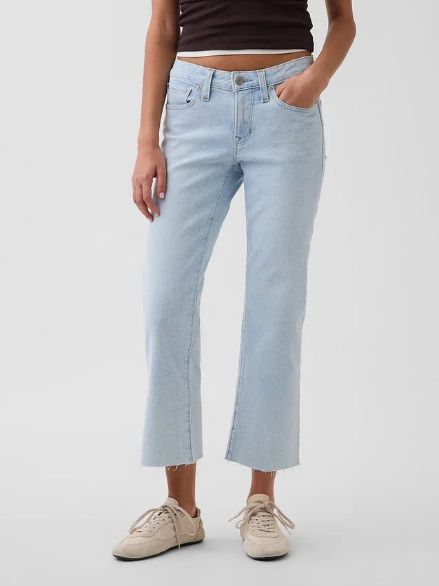 Low Rise Long & Lean Crop Jeans