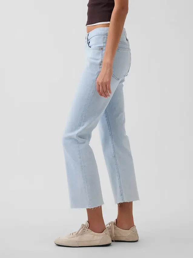 Low Rise Long & Lean Crop Jeans
