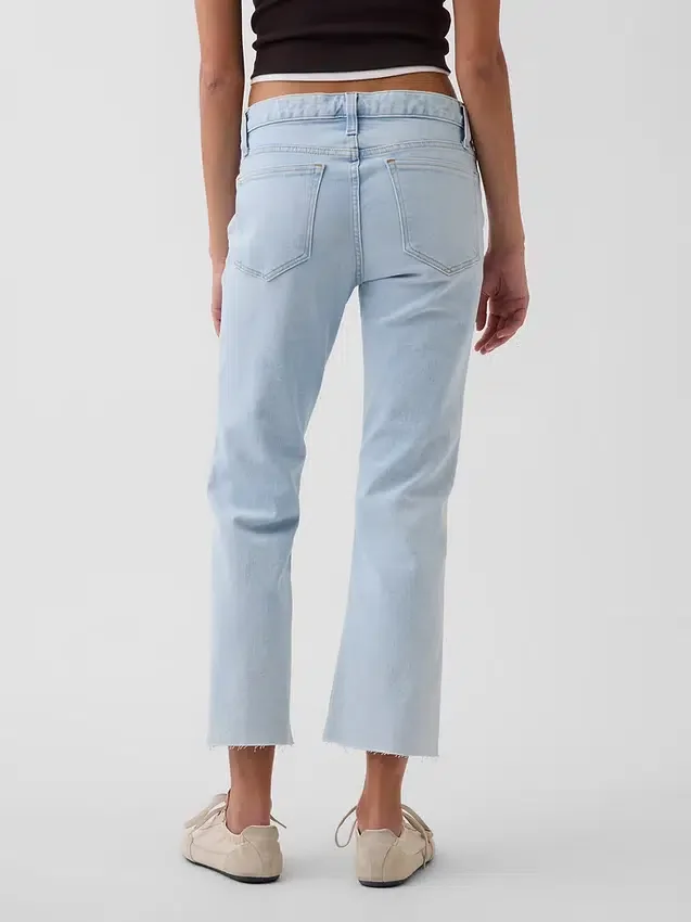 Low Rise Long & Lean Crop Jeans