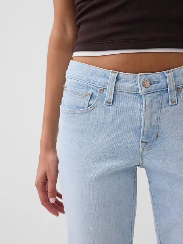 Low Rise Long & Lean Crop Jeans