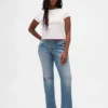 Low Rise Long & Lean Lace-Up Jeans