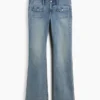 Low Rise Long & Lean Patch Pocket Jeans