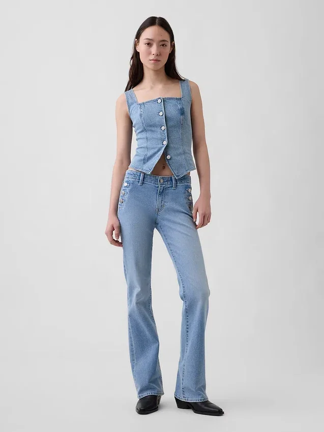 Low Rise Long & Lean Sailor Jeans