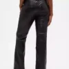 Low Rise Recycled Vegan Leather Long & Lean Pants