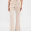 Low Rise Relaxed Flare Khakis