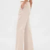 Low Rise Relaxed Flare Khakis