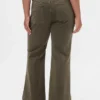 Low Rise Relaxed Flare Khakis