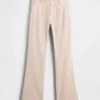 Low Rise Relaxed Flare Khakis