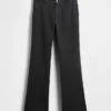 Low Rise Relaxed Flare Khakis