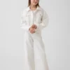 Low Rise Stride Wide-Leg Jeans