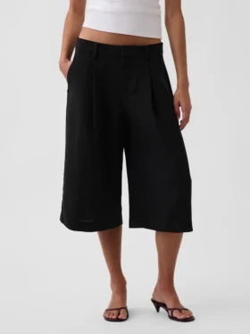 Low Rise Trouser Culotte Pants