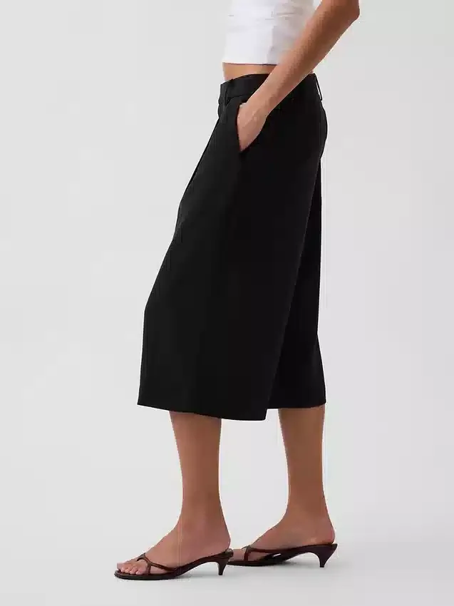 Low Rise Trouser Culotte Pants