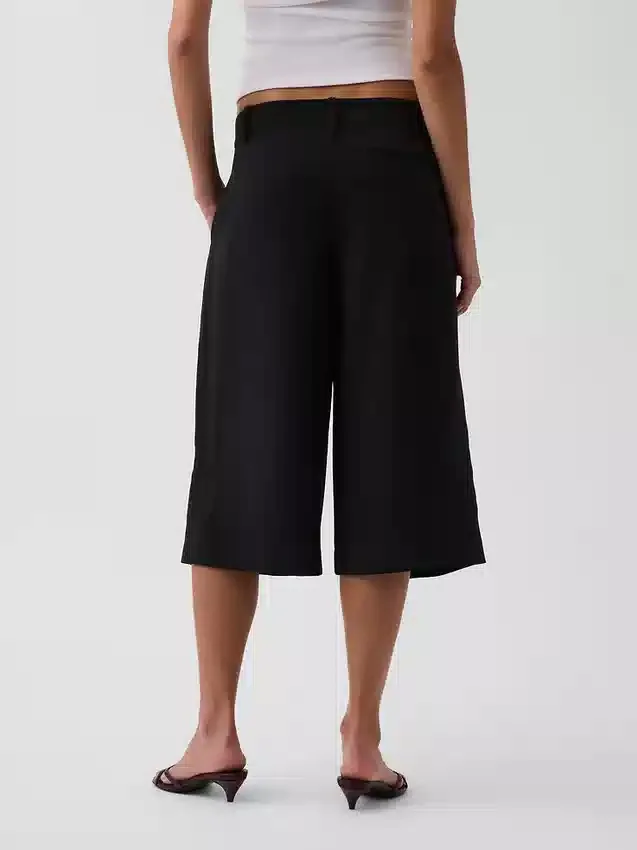 Low Rise Trouser Culotte Pants