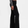 Low Rise Twill Flare Pants