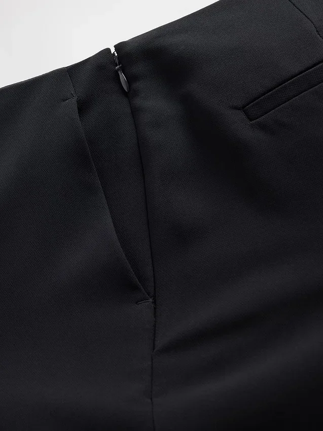 Low Rise Twill Flare Pants