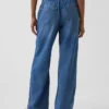 Low Rise Ultrasoft '90S Loose Easy Dolphin-Hem Jeans