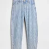 Low Rise Ultrasoft Barrel Jeans