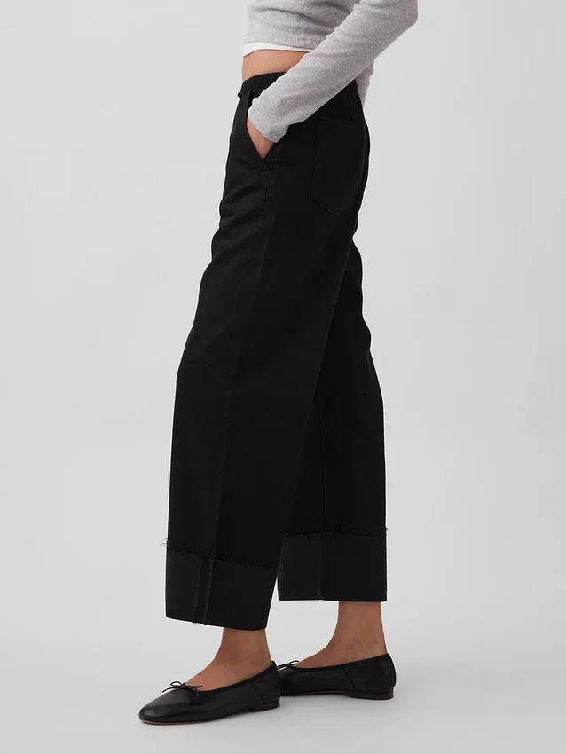 Low Rise Ultrasoft Easy '90S Loose Crop Jeans