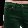 Low Rise Velvet '90S Slim Straight Pants