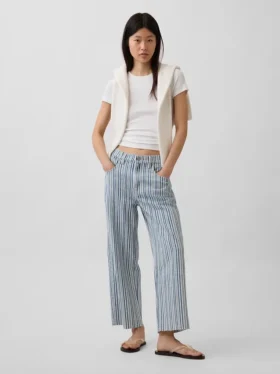Low Slung Relaxed Crop Jeans