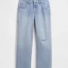 Low Slung Relaxed Crop Jeans