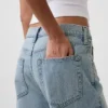 Low Slung Relaxed Crop Jeans