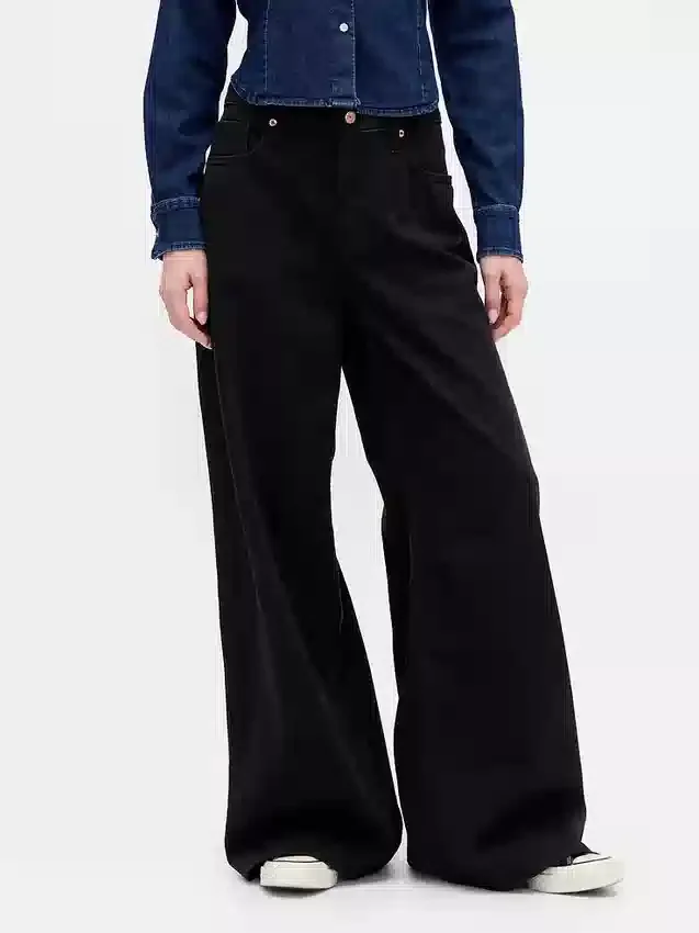 Low Slung Ultrasoft Extra Baggy Jeans