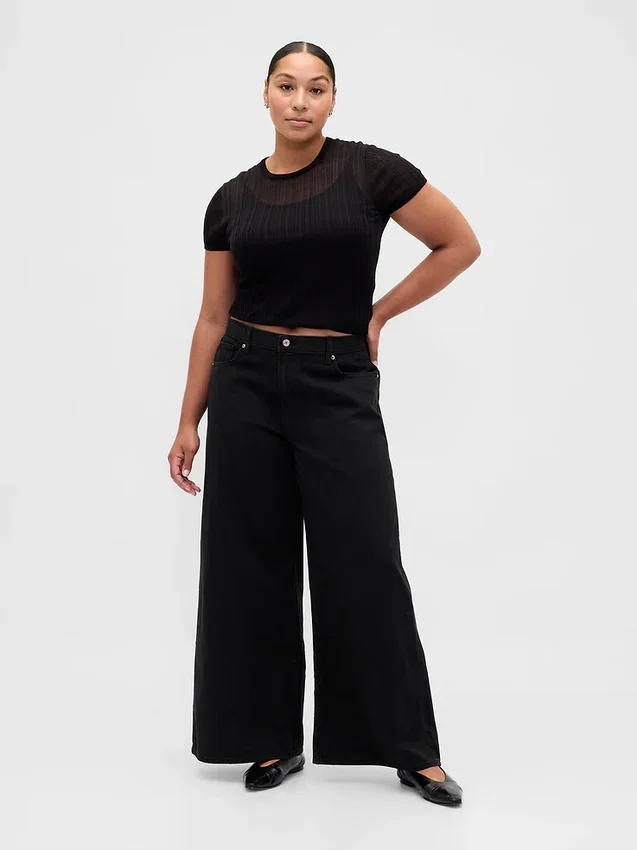 Low Slung Ultrasoft Extra Baggy Jeans