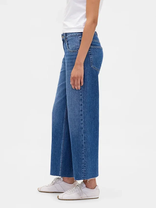 Low Slung Ultrasoft Relaxed Crop Jeans